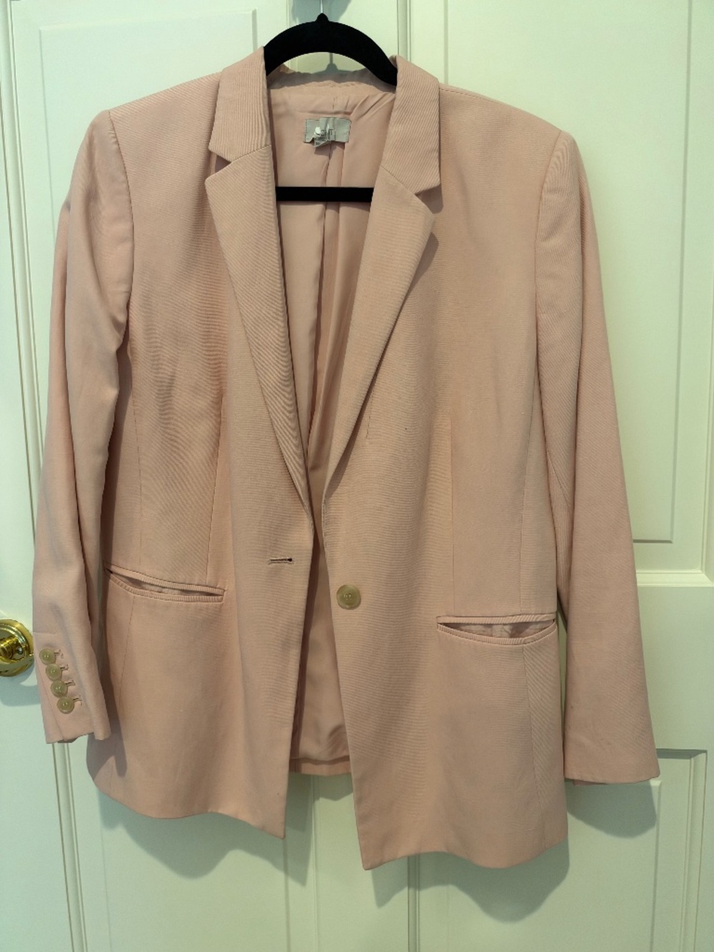 LOFT Soft Pink Single-Button Blazer | 14P